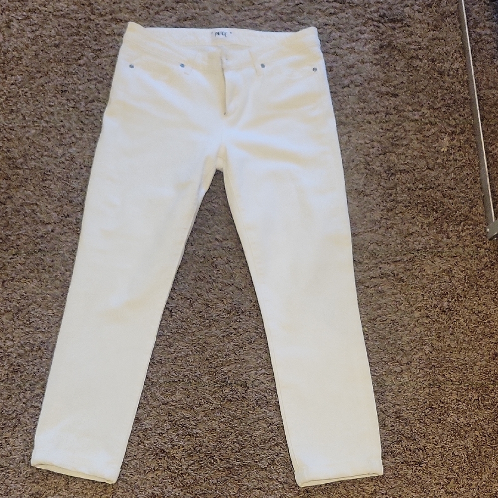 Classic Paige White Jeans
